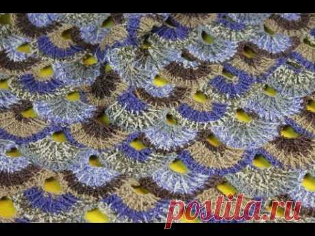 Muscheltuch tunesisch - YouTube
