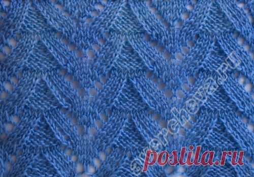 Ажурный узор «Елочка».