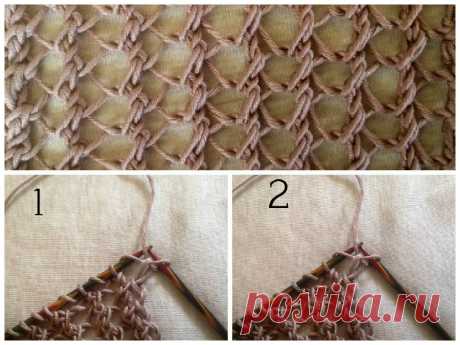 Knitting&amp;Design: Попала в сети.(Ребристая турецкая сетка)