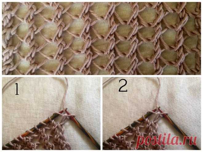 Knitting&Design: Попала в сети.(Ребристая турецкая сетка)