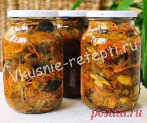 Грибы по-корейски рецепт - Вкусные рецепты