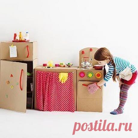 Картонные идеи для дома, где есть дети