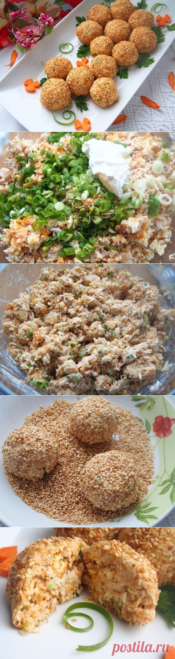 Салатные шарики «а-ля мимоза»