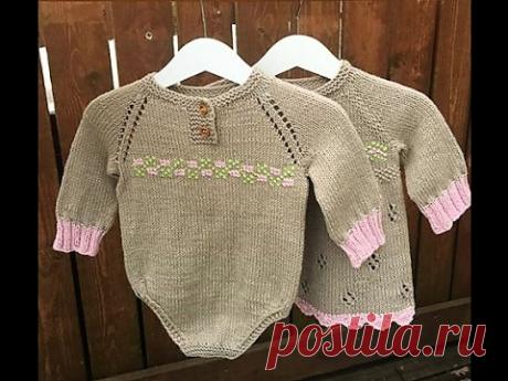 Как я связала боди для малыша . Показываю как соединить части планки .