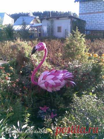 МК Фламинго из пластиковых бутылок | Страна Мастеров