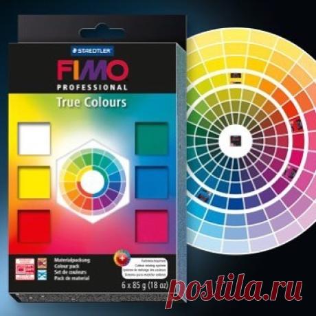 Сегодня я хотела  бы рассказать Вам про уникальный набор полимерной глины FIMO professional "Натуральные Цвета" (арт. 8003 01). 🎁 Этот набор можно посоветовать как начинающим мастерам, так и более опытным художникам. 🎨 Набор содержит 6 блоков по 85 гр. полимерной глины FIMO professioanal и таблицу смешивания цветов. Цвета в наборе: белый, желтый 💛, красный ❤, пурпурный 💜, синий 💙, зеленый 💚. Используя всего лишь шесть базовых цветов полимерной глины FIMO professional...