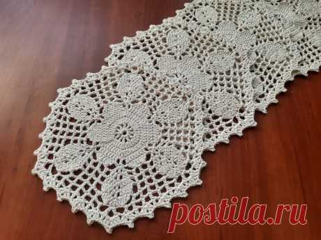Beige Cotton Crochet Doily Crochet Home Decor Gift for Mom | Etsy