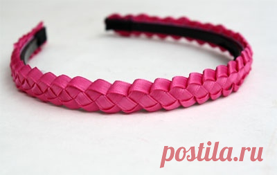 Декор ободка лентами — Сделай сам, идеи для творчества - DIY Ideas