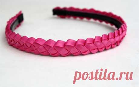 Декор ободка лентами — Сделай сам, идеи для творчества - DIY Ideas