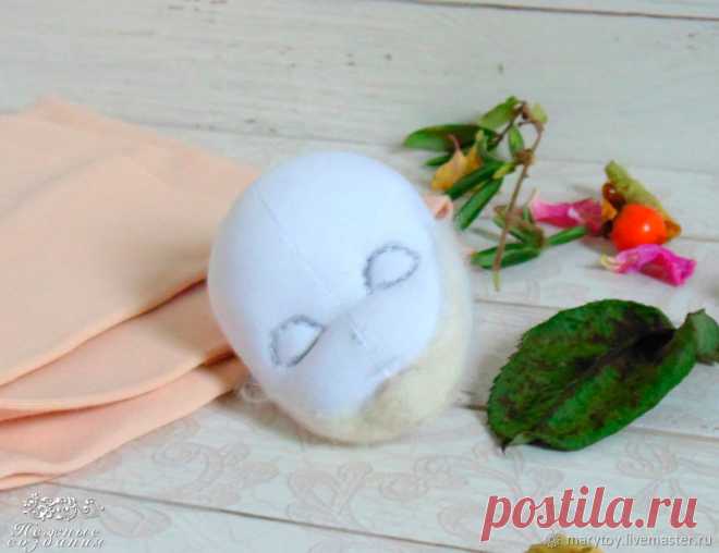 Делаем объемное личико текстильной кукле - Ярмарка Мастеров - ручная работа, handmade