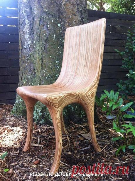 По поводу склейки заготовок - как вам наборный стульчик из фанеры?