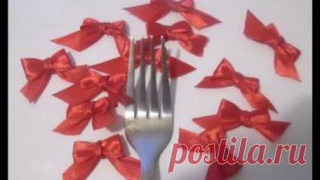 Одинаковые милые бантики в ряд — Сделай сам, идеи для творчества - DIY Ideas