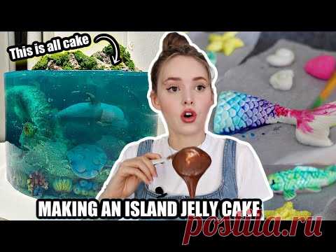 I Tried Making The Viral Jelly Island Cake *As seen on Instagram/ TikTok*