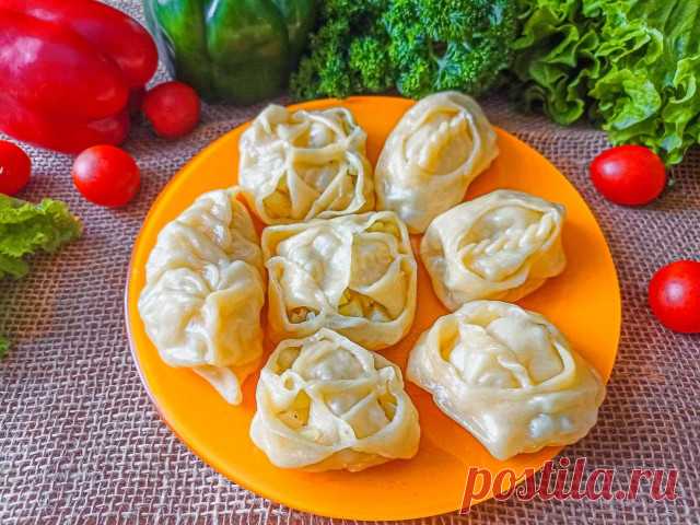Манты с картошкой и луком без мяса рецепт с фото пошагово - 1000.menu