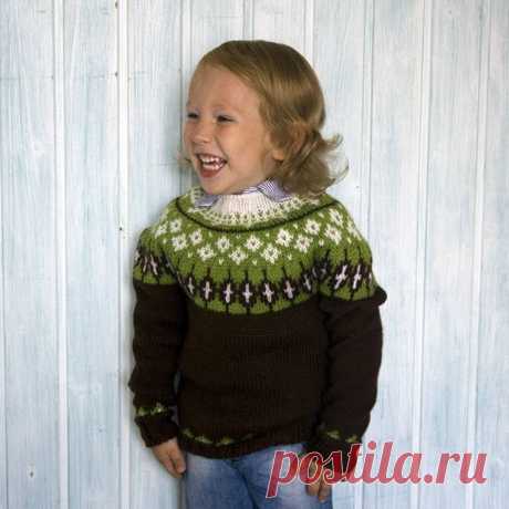 Жаккардовый свитер: ru_knitting