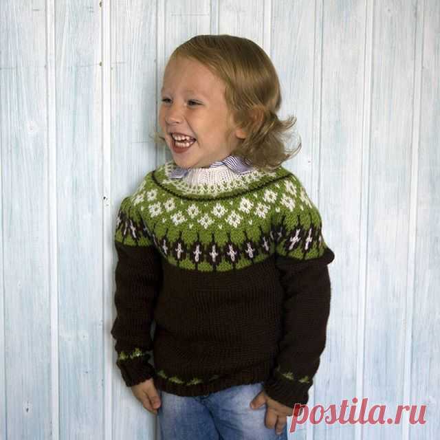 Жаккардовый свитер: ru_knitting