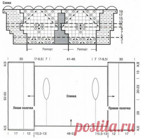 ​ Жилет-накидка