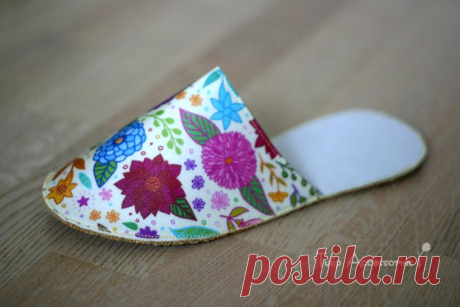 Шьем изящные тапочки за 30 минут - Ярмарка Мастеров - ручная работа, handmade