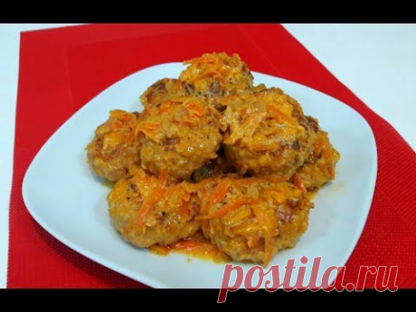 Тефтели с Рисом Очень Вкусные Домашние Тефтели с Подливкой Простой Рецепт Тефтелей с Рисом