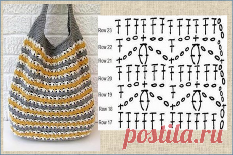 Авоська - экологичный и экономный модный аксессуар - 12 моделей со схемами для вязания крючком | МНЕ ИНТЕРЕСНО | Яндекс Дзен