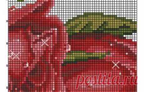 Cross Stitch Rose. Scheme cross stitch rose  | Домоводство для всей семьи.