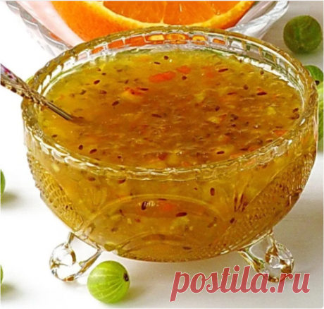 Крыжовник с лимоном и апельсином на зиму. Вкусный джем, который не нужно варить - Вкусные рецепты - медиаплатформа МирТесен