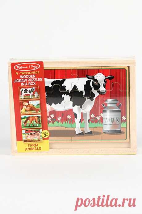 Купить Пазлы &quot;Животные с фермы&quot; Melissa &amp; Doug 3793 со скидкой в интернет-магазине kupivip.ru - распродажа
