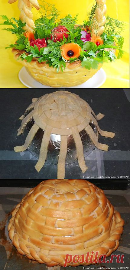 САЛАТ *ОЛИВЬЕ* В КОРЗИНКЕ.