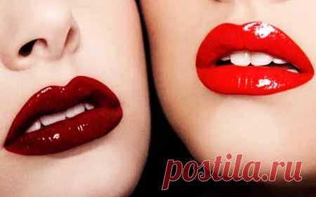 Как правильно красить губы красной помадой? | Красота и здоровье