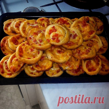 Кулинарный конкурс - Слоеные воздушные булочки с ветчиной, сыром и лечо - bonduelle.ru