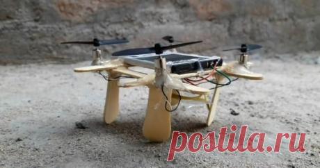 Как сделать Дрон Мини дрон - квадрокоптер на дистанционном управлении можно очень просто сделать дома. Использовать его можно для игр и как макет для изучения работы дрона. Конструкция содержит минимальное количество деталей, а на постройку уйдет 15 минут времени или чуть более. Наша простая модель не имеет ни