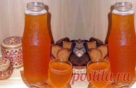 ДОМАШНИЙ КВАС , уже через 6 часов