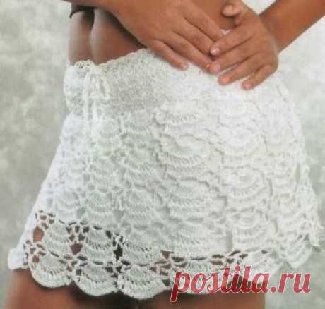 Вязание: красивой юбочки.