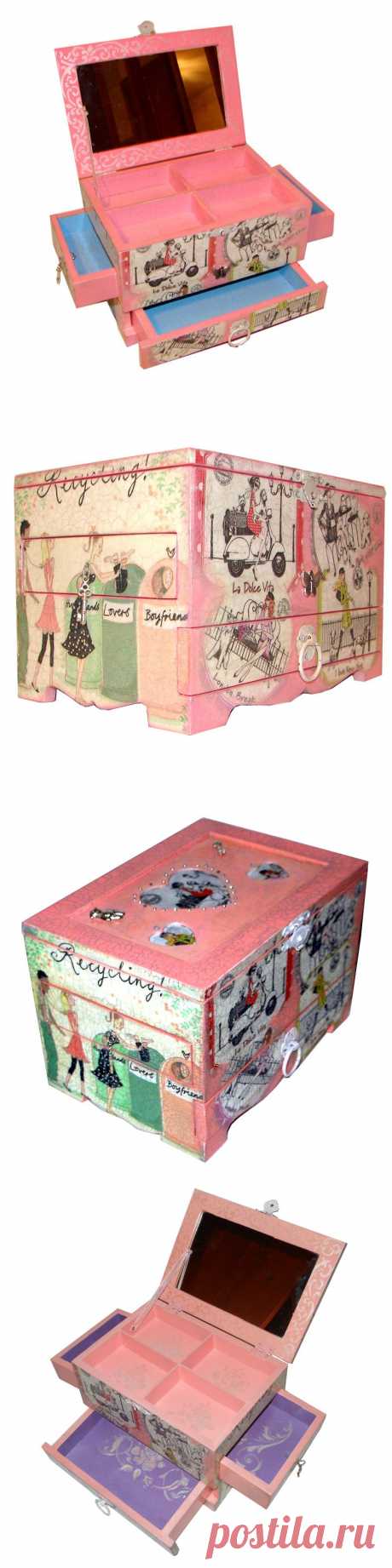Шкатулка &quot;Девичьи мечты&quot; - магазин Лавка Рукодельников