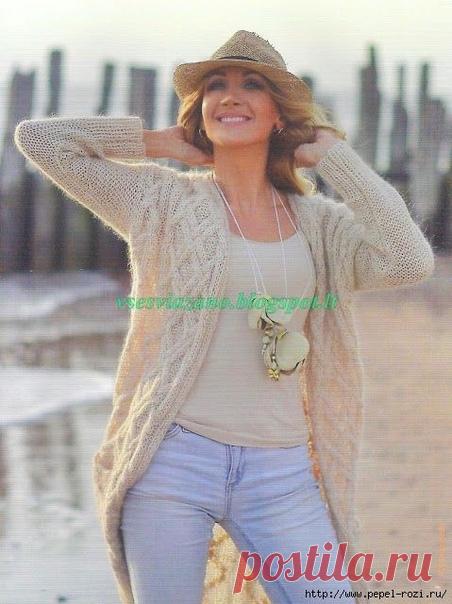 ЭЛЕГАНТНОЕ ЛЕГКОЕ ПАЛЬТО ИЛИ ДЛИННЫЙ КАРДИГАН ЦВЕТА КОФЕ С МОЛОКОМ!

Связать его очень и очень стоит, так как это дешево и только гляньте как нарядно!) - это musthave ( от англ.