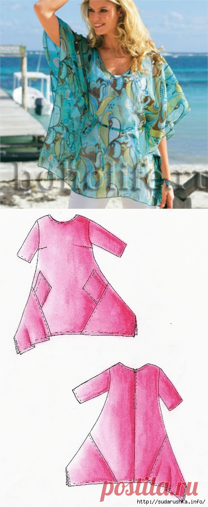 Большая подборка Бохо или богемские выкройки, эскизы одежды - Лена Воронцова | Профиль - Nebka.ru