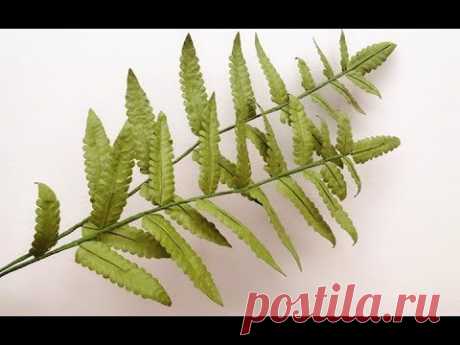 ABC TV | How To Make Paper Fern Leaves From Art Paper - Craft Tutorial