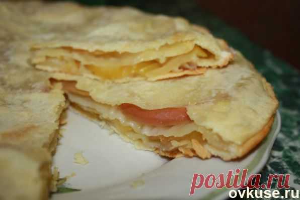 Слоёный яблочный пирог - Простые рецепты Овкусе.ру