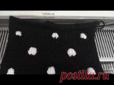 बबल निटिंग डिजाइन मशीन में_2। Bubble knitting pattern in knitting machine
