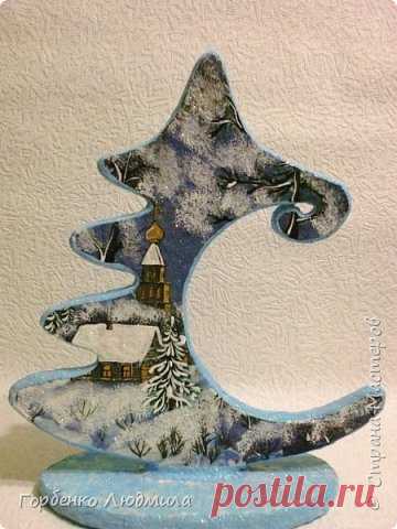 Ёлка-подвеска для новогоднего шара | Страна Мастеров