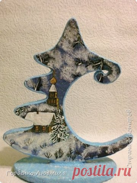 Ёлка-подвеска для новогоднего шара | Страна Мастеров