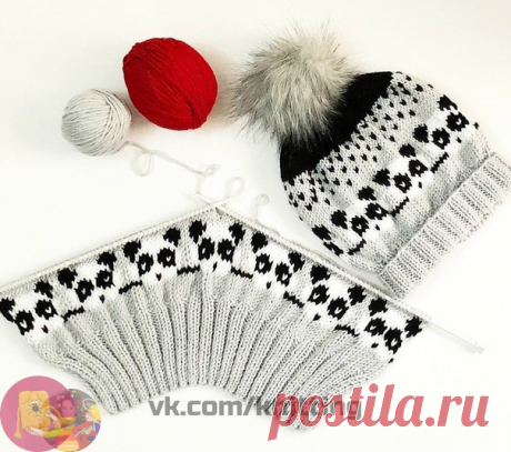 Очapoвaтeльнaя шaпкa c пaндaми — Сделай сам, идеи для творчества - DIY Ideas