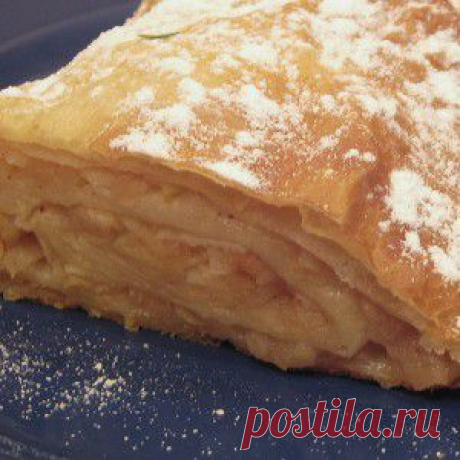 Штрудель яблочный с цедрой лимона - BestCook