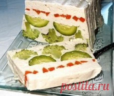 Куриный террин легкий с овощами / Простые рецепты