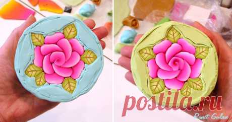 Ronit Golan - Polymer Clay Joy - Inspire to Create: It all began with a pink rose