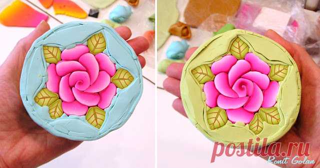 Ronit Golan - Polymer Clay Joy - Inspire to Create: It all began with a pink rose