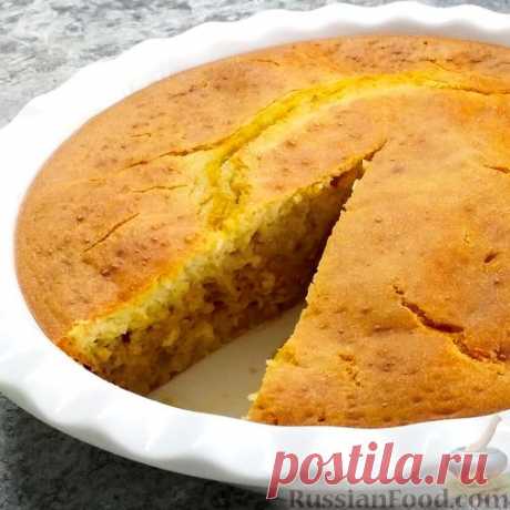 Рецепт: Заливной пирог с капустой на RussianFood.com