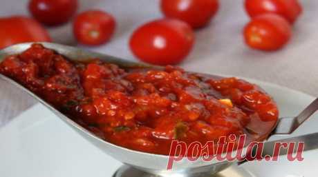 Вкусный соус из помидоров с орехами на зиму - ochenvkusno.com