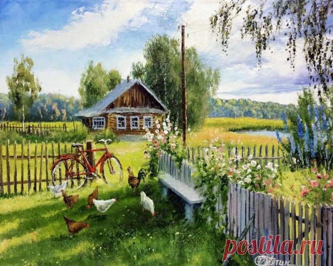 Художник Олег Пятин