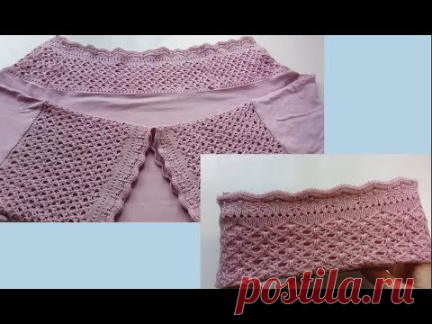 Повязка на голову (на подкладке) из джемпера.